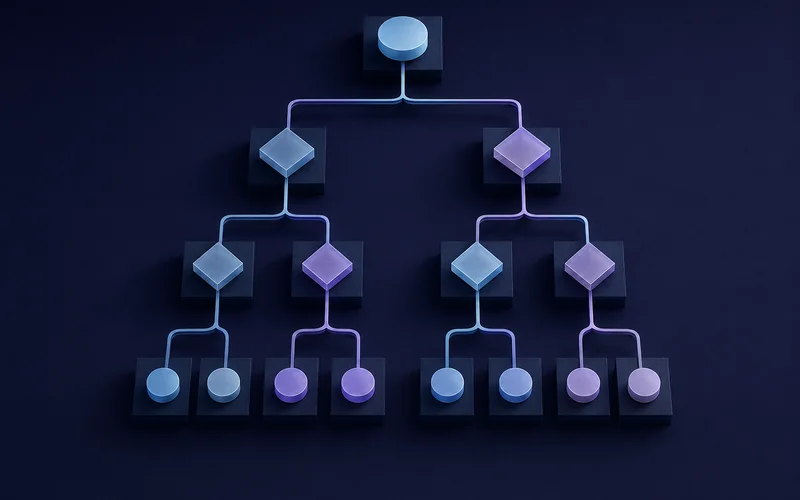 Diagnostic flow with sequential decision branches