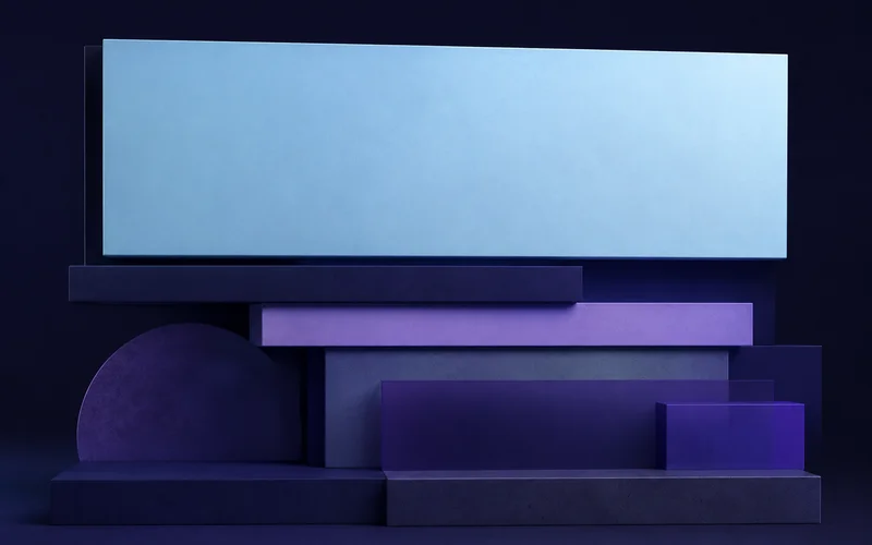 A clear direct statement block sitting above several supporting detail blocks