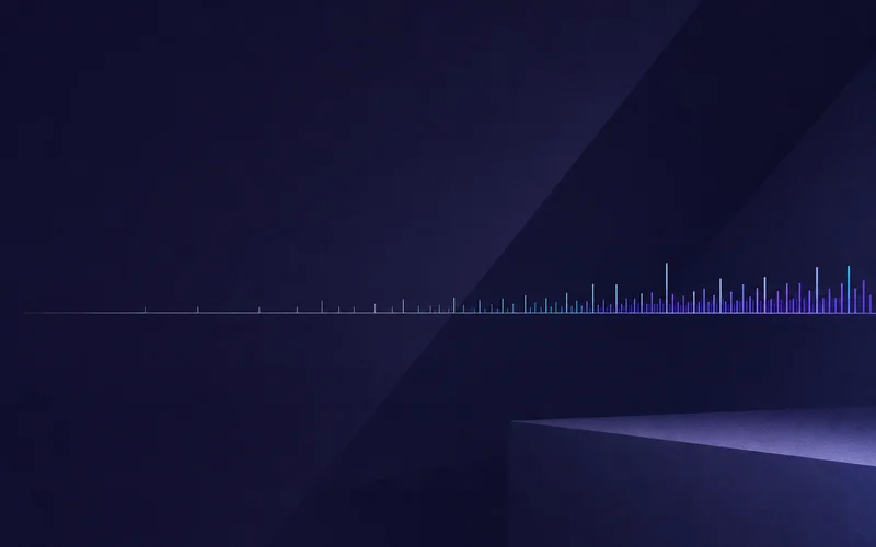 Timeline showing slow accumulation of small marks over many months rather than a step change